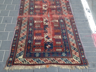Antiqe Caucasian size: 165x102-cm please ask, some synthetic dyes.                        