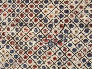 Southern Iran, Arab Laberduni kilim,Size:226x177-cm / 88.9x69.6-inches
Year:1900-1910 The kilim has been fixed in some places(as you can see on the pictures)
            