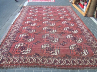 Ersari main carpet Size:370x225-cm / 145.6x88.5-inches
                           