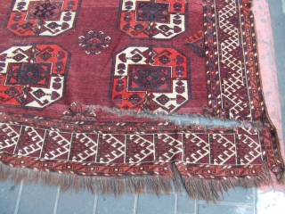 Ersari main carpet Size:370x225-cm / 145.6x88.5-inches
                           
