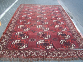 Ersari main carpet Size:370x225-cm / 145.6x88.5-inches
                           