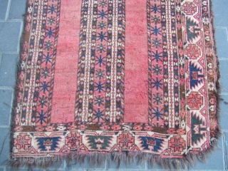 fragment beshir prayer rug size:160x82-cm/ 62.9x32.2-inches
                           