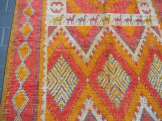 Special MOROCCAN WOOL CARPET size:317x130-cm / 124.8x51.1-inches                          