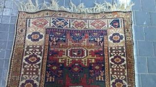 Caucasian rug The size is: 190x111-cm / 74.8x43.7-inches Ask about this 
Email for more info and pics                
