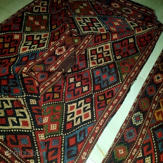 A pair of antique Ladi Azarbayjan Mafrash 

Lovely colours  

1900 Euro                     