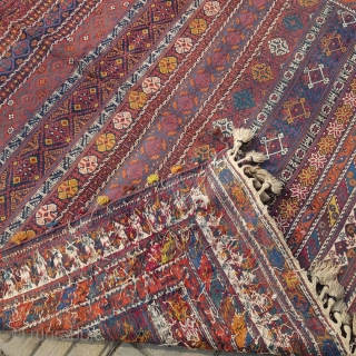 Exceptional antique Afshar kilim

Circa:1900

Size:348x180cm

POR

                             