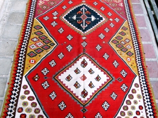 Fine quality old Qashqaee kilim "Sofreh"

Size:745x130cm 

P,O,R                          