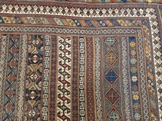 Antique Sumak Afshar kilim
Fine quality
Vegetable dye's

Circa 1900

Size: 273x 157 cm


sold

                       