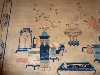 Beautiful antique Ningxia carpet, 169 x 235 cm, in good condition                      
