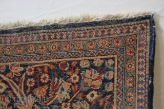 Kashan Carpet id: 6972RU Size: 195x134 Thickness approx: 14 mm Made around: 1910 Pile: Wool                  