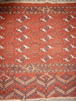 antique Turkmen chuval 116x70cm, beautiful colors, nice condition                         