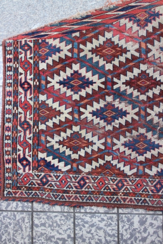Turkmen Asmalik 123 x 77 cm , fine quality , has some age ware                   