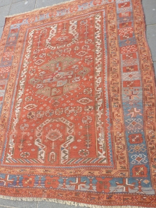 Turkish rug 205x163cm, beautiful colors                            