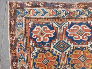 caucasian rug, 195x122cm, beautiful colors                            