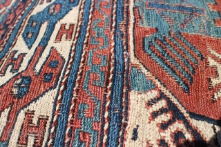 Shahsavan bag 55 x 55 cm, ,Fine weave, natural colours, condition is good                    