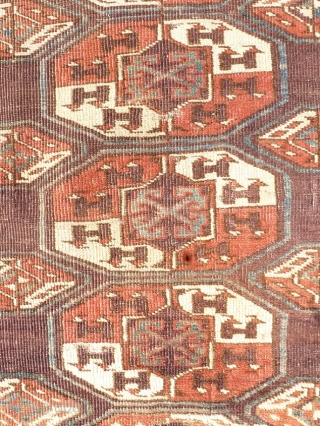 antique Turkeman 220x155cm, beautiful colors,                            