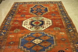 antique Kazak 400 x 216 cm, all natural colors                        