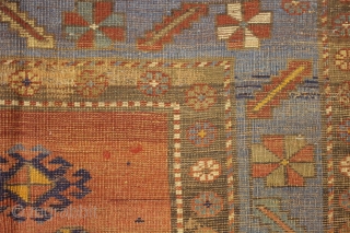 antique Kazak 400 x 216 cm, all natural colors                        