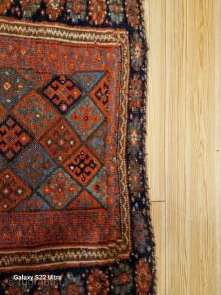 JAFF 
SIZE:86*60
MATERIAL:WOOL
AGE:IN 1900
Please send me directly mail info@davoud.com                         