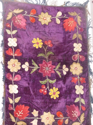 This beautiful patnoos posh is an early example of turkmen patch work  from northern Afghanistan.It's called patnoos posh because this piece was covering the gift tray for the wedding party.  