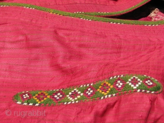 Chodor Turkmen silk chuppan(overcoat)old enough to collect it strong enough to use it                    