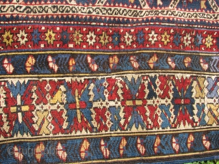 A colorful shirvan rug dated approx. 5x9                          