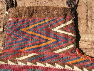 Flatweave salt bag by hazarah turkmen of afghanistan some people also call it tattar i'm not shore if they name the design or the wevers tribe, old original piece    