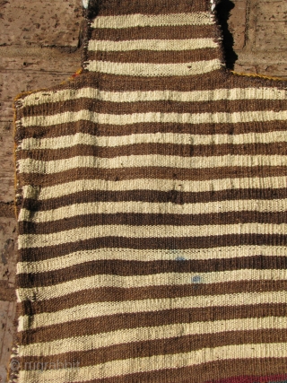 Flatweave salt bag by hazarah turkmen of afghanistan some people also call it tattar i'm not shore if they name the design or the wevers tribe, old original piece    