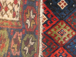 Colorful kurdish piece silky soft full pile nice to pet it like your kitties every so often                