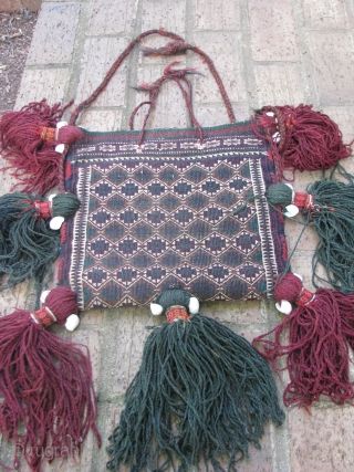 This beluchi bag with all good colors and very fine weave is in a perfect condition                 