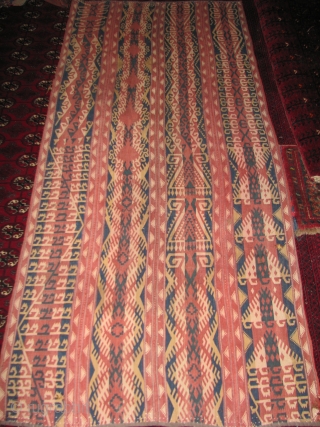 Here is an old gajary kilim with very interesting drawing all natural colors                    