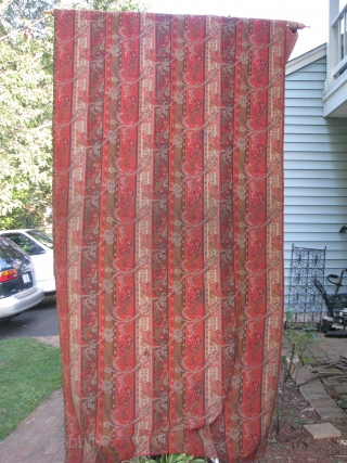 This large old textile that i'm not sure where it's been made is in a very good condition there are couple of very light stain on it that are not that visible  ...