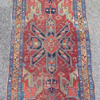 Antique Heriz Karadjeh runner

103 x 427 cm

To EU shipping from France: no custom charges 

                  
