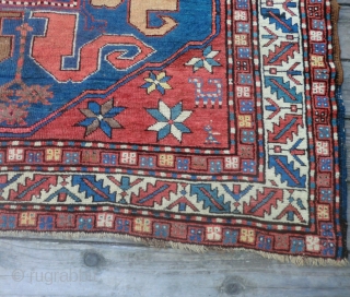 Antique Karabagh Cloudband Rug -19th Century -58" by 74"
This rug is in very good, all-original condition.
If you would like to see more photos, please email.
Please ask any question and we will reply  ...