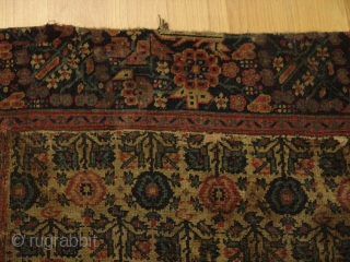 Antique North West Persian/ Azerbeycan Circa 1900. Size 91cm x 180cm
Real Collectable Piece but unfortunately very bad condition. Very dirty and needs good cleaning. Reduced in length. Cut & shut. But great  ...