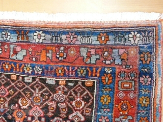 
				
					
				
				
				
				Origin: 
				Iran
				
			
				
				Provenience: 
				Bidjar Garrus
			
			
				Size:
				214 x 130 cm
			
			
				Pile:
				Wool
			
			
				Foundation:
				Cotton
			
			
				Production:
				Handknotted
			
			
				Condition:
				Very good for age
			
			
				Age:
				II. Quater 20th century
			
				
				Repairs:
				no repairs
			
				
				Questions:
				We will be glad to answer any ouf your questions
			
			          