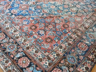 	
				
					
				
				
				
				Origin: 
				Iran
				
			
				
				Provenience: 
				Tabriz
			
			
				Size:
				191 x 130 cm
			
			
				Pile:
				Wool
			
			
				Foundation:
				Cotton
			
			
				Production:
				Handknotted
			
			
				Condition:
				Very good for age
			
			
				Age:
				III. Quater 19th century
			
				
				Repairs:
				minor repair of selvedge
			
				
				Questions:
				We will be glad to answer any ouf your questions
			
			         