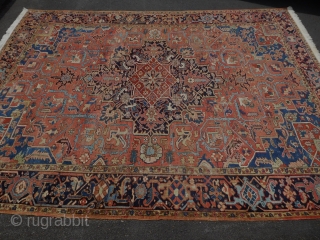 9.2x11.10
heriz rug circa 1925
it shows low spots if you need more images contact us 
Domimex rugs 571 2697459               