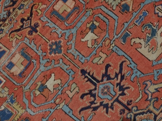 9.2x11.10
heriz rug circa 1925
it shows low spots if you need more images contact us 
Domimex rugs 571 2697459               