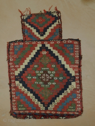 Persian Salt Bag 
circa 1890s-1910
wool and cotton 
overall in good shape as imaged 
15''x22''                   