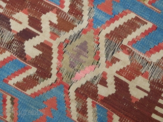 Anatolian Kilim 
some condition issues as imaged 
 2'1'' x 10'6''                      