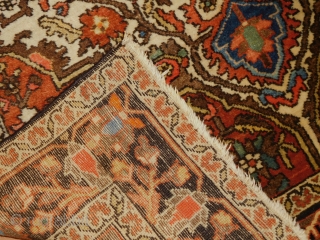 3'4''x5' Farahan Sarouk circa 1915 
full pile 
                         