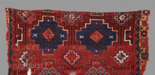 East Anatolian Rug Fragment-3'5"x4'0"/105x120 cm                            