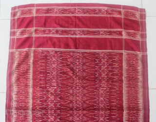 19th Century textile, CEPUK cloth, Bali, Indonesia, Silk. Size: 115cm x 75cm. Good condition.                   