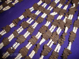 Pair of multi strand Tassels. Northern Afghanistan. 
Cloves, glass beads, silk and cotton. 
Length 50 cm.
Not 100% sure of origin or use. 
I was told they hung where food was prepared to  ...