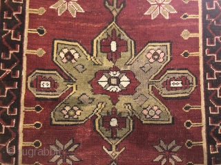 A karabakh .

some crude repairs to the fringes ,but still good carpet to be used

 265X145 cm 

available in London             