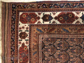 Amazing  borders and format very antique Afshar .clean and ready to be enjoyed.generous size :430X195 cm available in London             