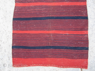 19th Century West Anatolian Yüncü Çuval utilitarian kilim... a very interesting and attractive piece. All natural organic dyes. 
Contact me for more information.          