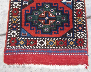 Late 20th Century Southwestern Yastik.  
Produced near the village of Cami, north Antalya mountain region.  All natural vegetable and root dyes. No wear or use.  Size: 78 inches long  ...