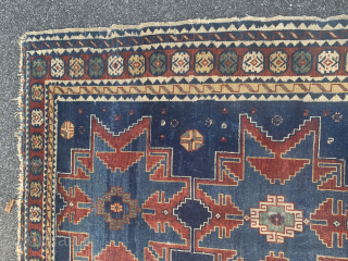 c.1900 PEREPEDIL RUG….approx 3.5 x 5….edges need bits of work….

Checks drawn on U.S. banks preferred…..

Thanks to RR for providing this site……Ed Briggs….. 207 967 3357 for any questions.
     